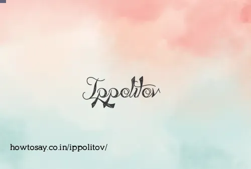 Ippolitov