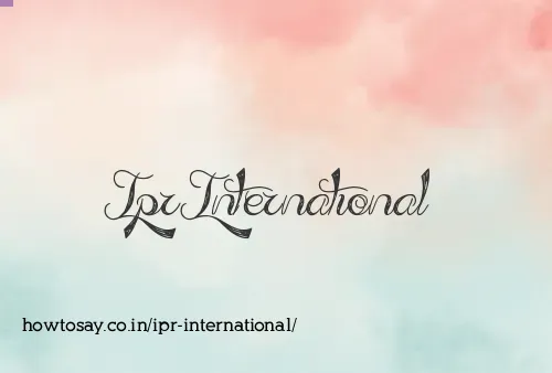 Ipr International
