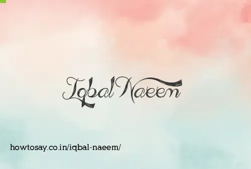 Iqbal Naeem