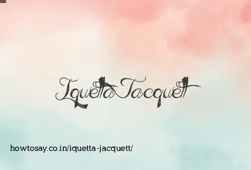 Iquetta Jacquett
