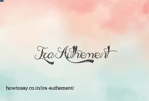 Ira Authement