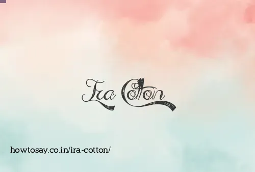 Ira Cotton