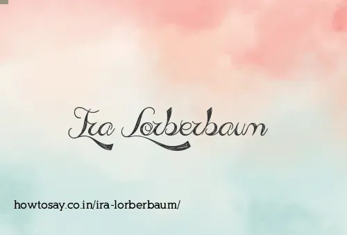Ira Lorberbaum
