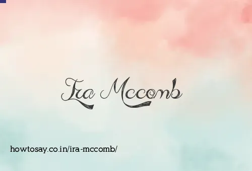 Ira Mccomb