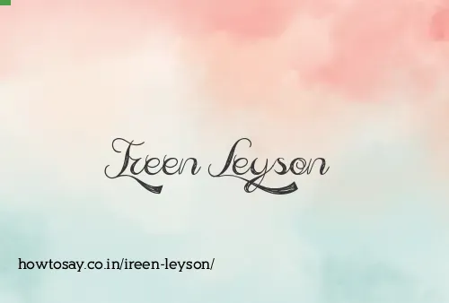 Ireen Leyson