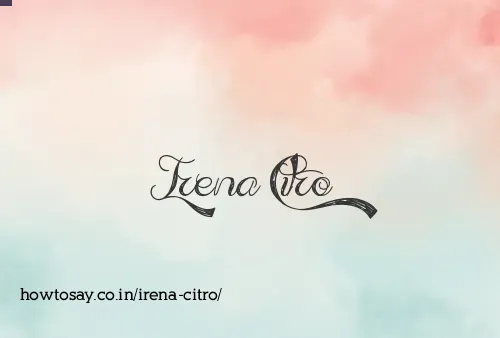 Irena Citro