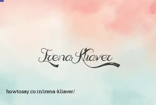 Irena Kliaver
