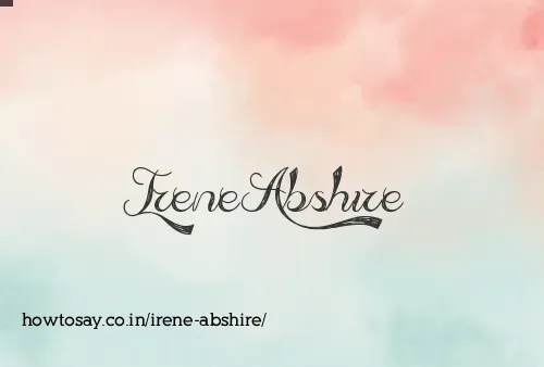 Irene Abshire