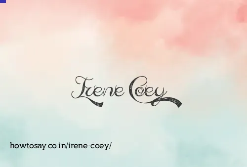 Irene Coey