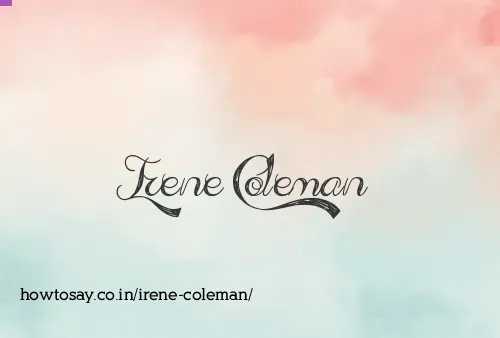 Irene Coleman