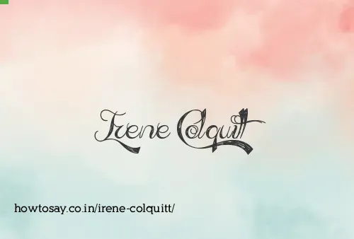 Irene Colquitt