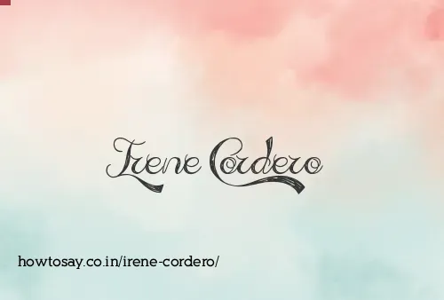 Irene Cordero