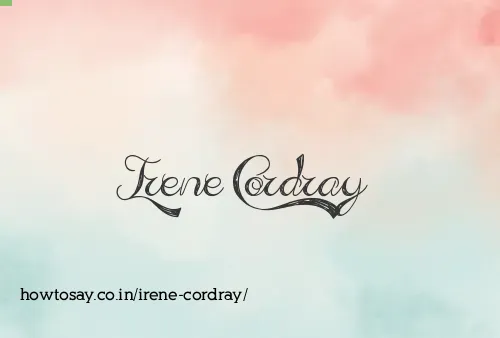 Irene Cordray