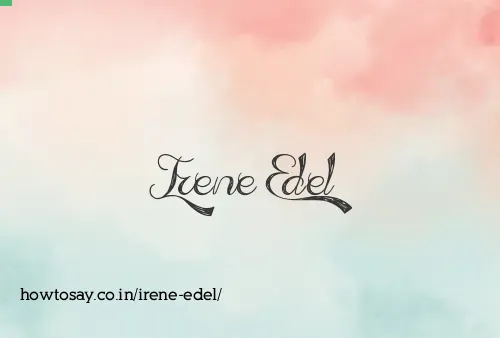 Irene Edel