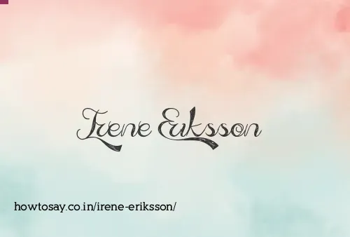 Irene Eriksson