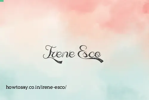 Irene Esco