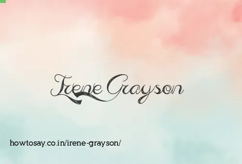 Irene Grayson