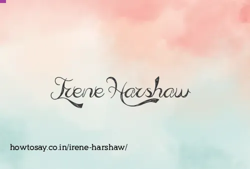Irene Harshaw