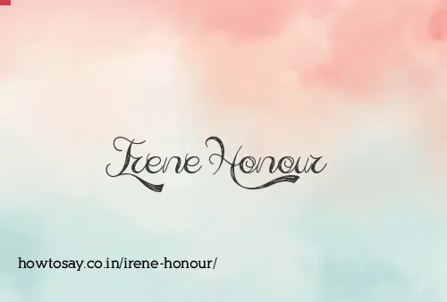 Irene Honour
