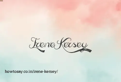 Irene Kersey
