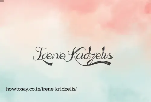 Irene Kridzelis