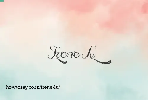 Irene Lu