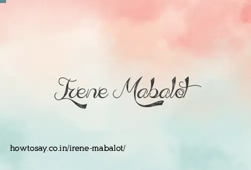 Irene Mabalot
