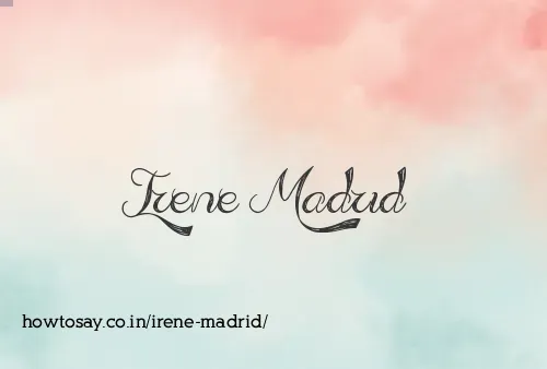 Irene Madrid
