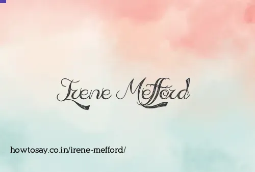 Irene Mefford