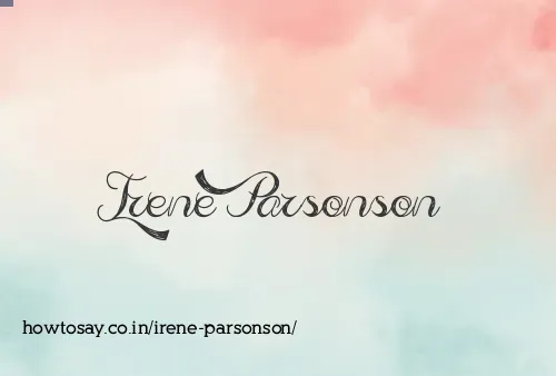 Irene Parsonson