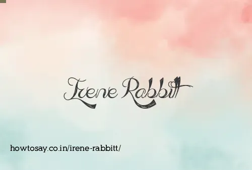 Irene Rabbitt