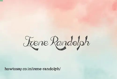 Irene Randolph