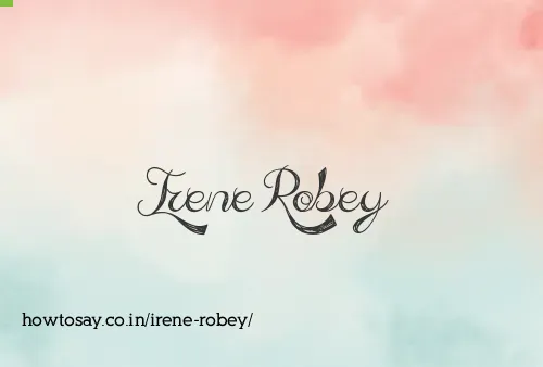 Irene Robey