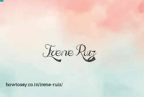 Irene Ruiz