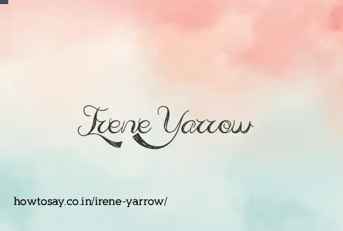 Irene Yarrow