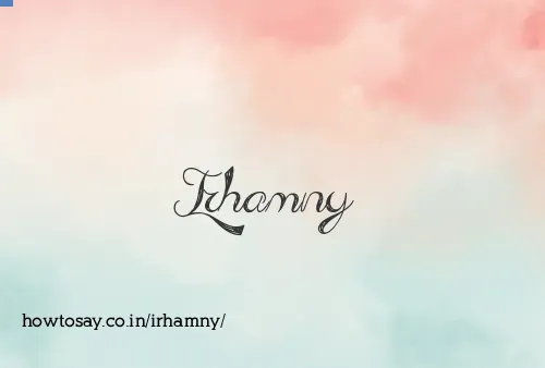 Irhamny