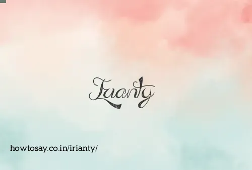 Irianty