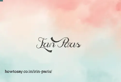 Irin Paris