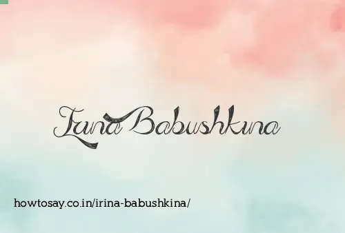 Irina Babushkina