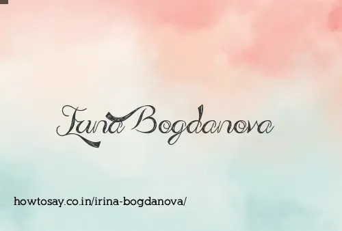 Irina Bogdanova