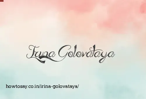 Irina Golovataya