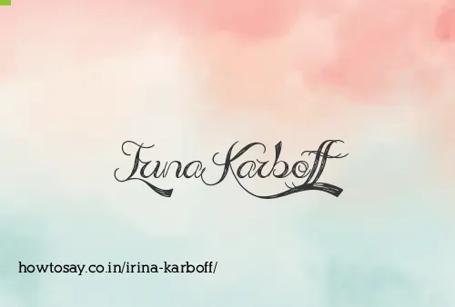 Irina Karboff