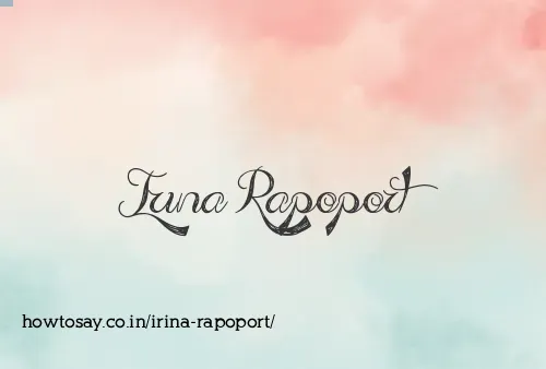 Irina Rapoport