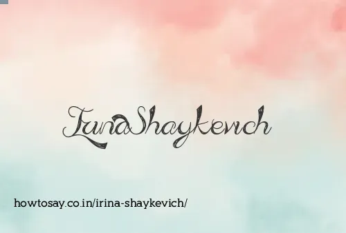 Irina Shaykevich