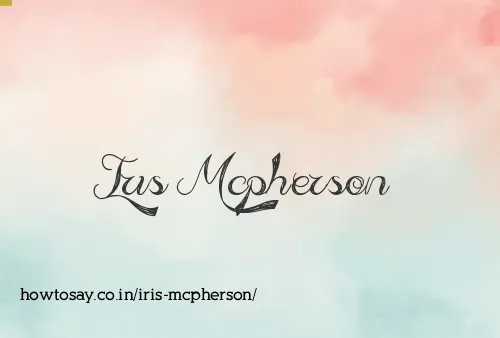 Iris Mcpherson