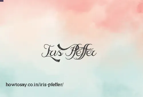 Iris Pfeffer