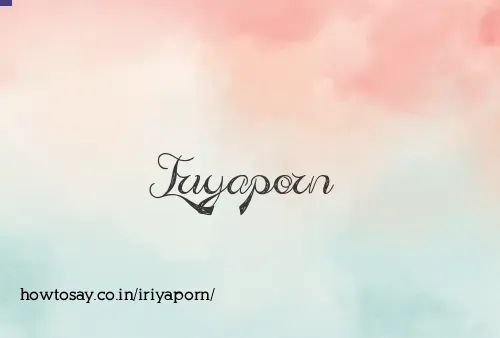 Iriyaporn