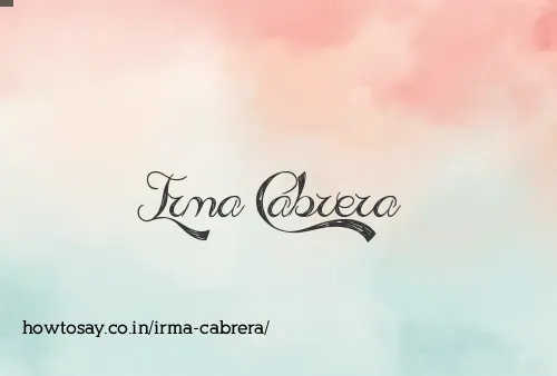 Irma Cabrera