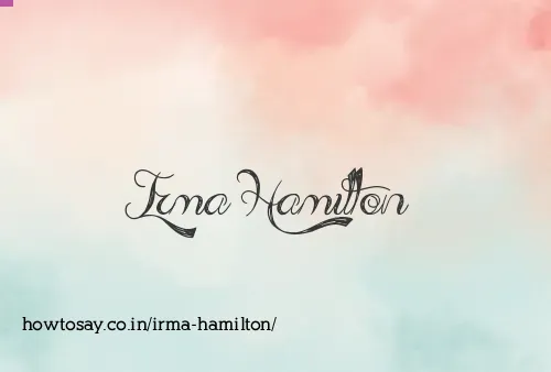 Irma Hamilton
