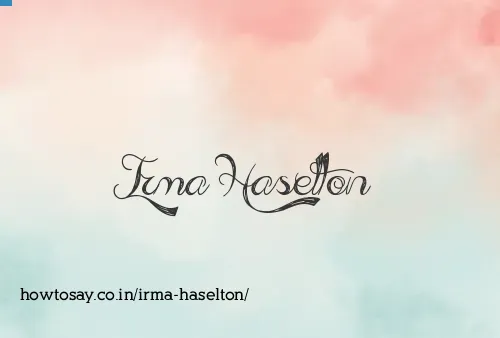 Irma Haselton
